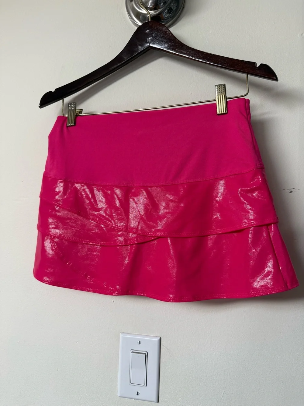 Lucky in Love Hot Pink Layered skort